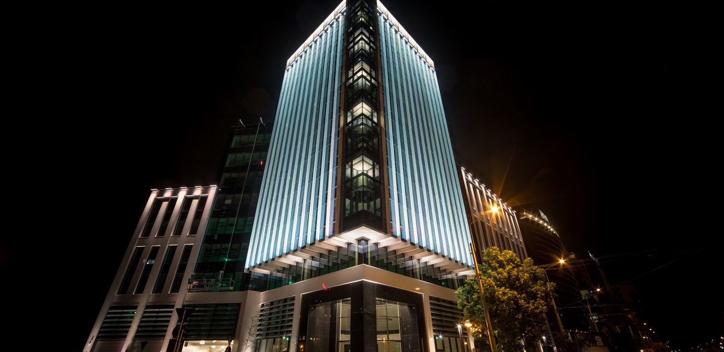 Tiriac tower live at the office